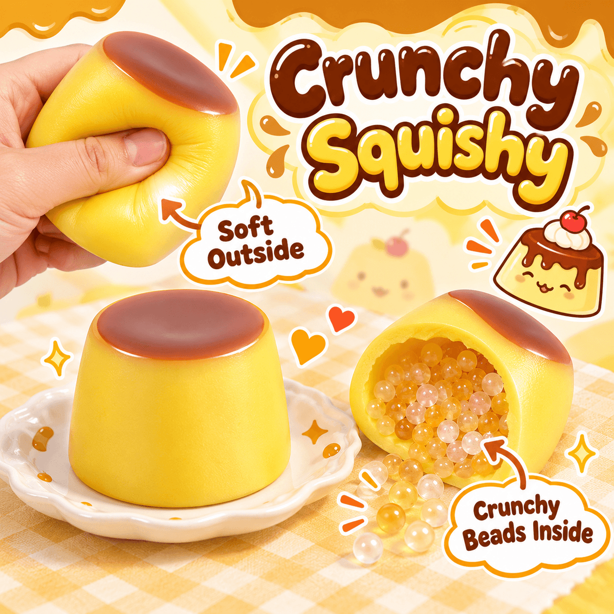 Crunchy Pudding Squishy