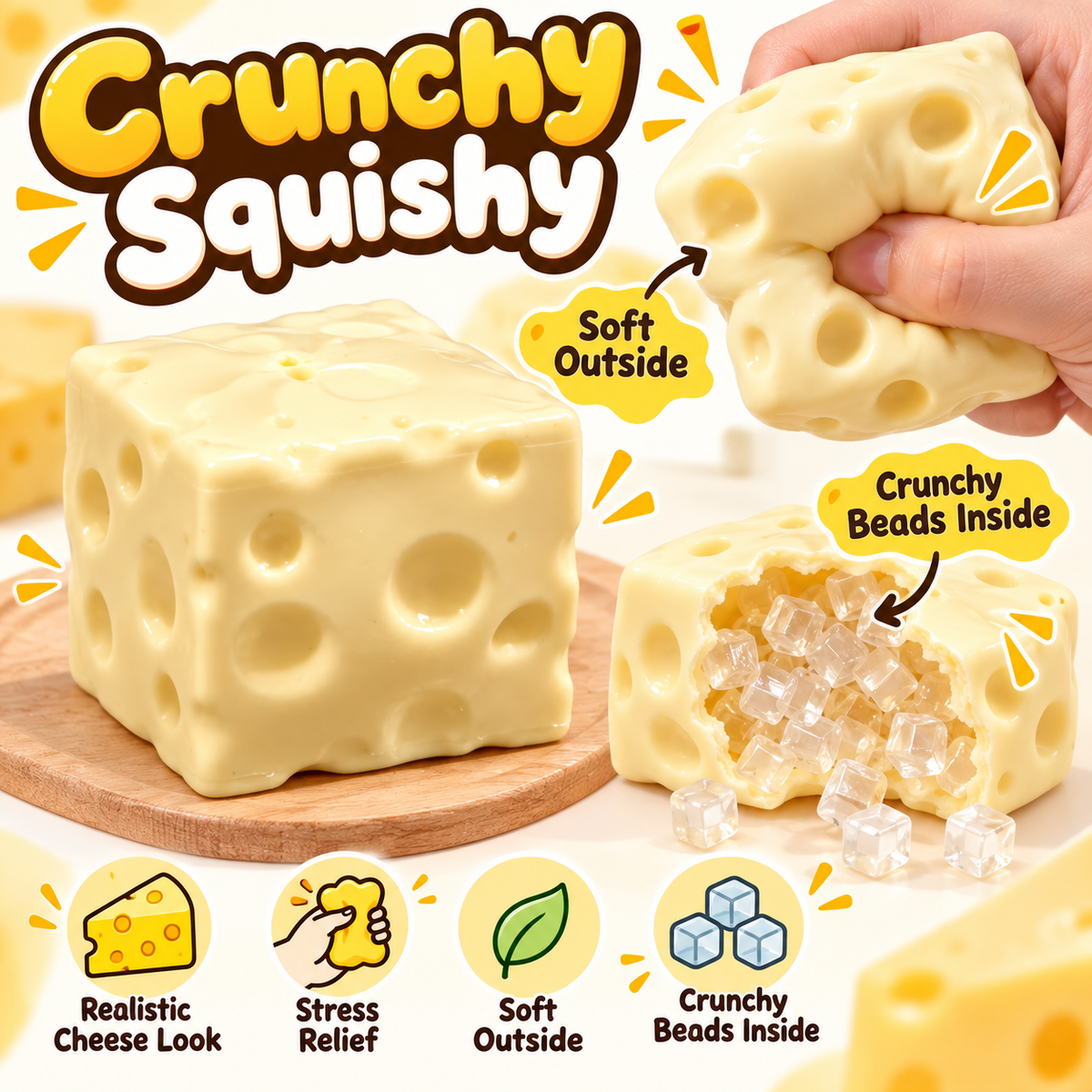 Crunchy Cheese Squishy