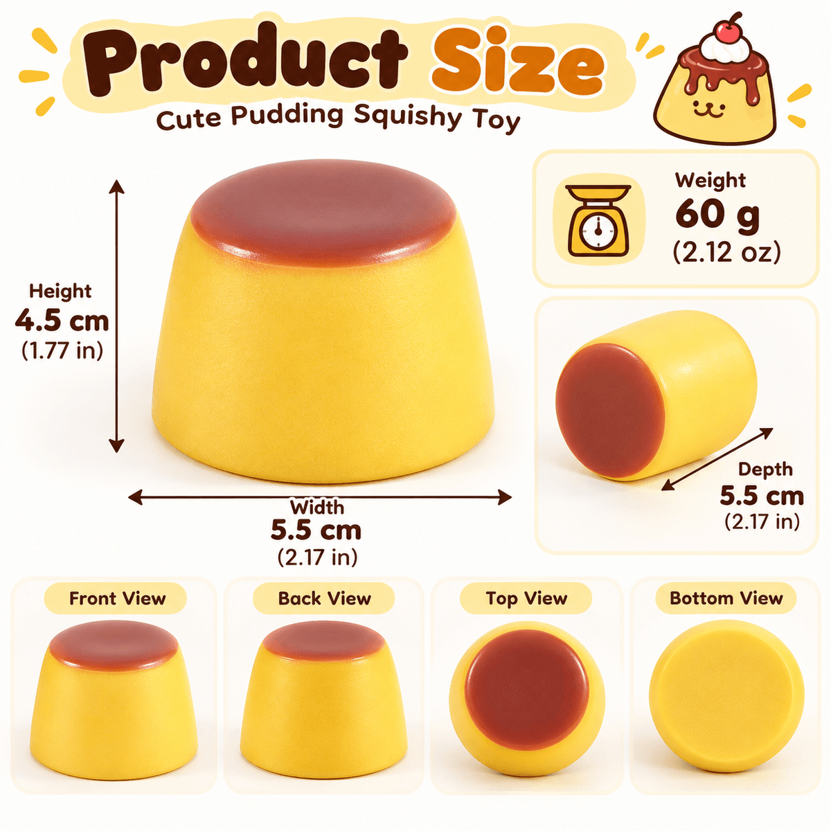 Crunchy Pudding Squishy